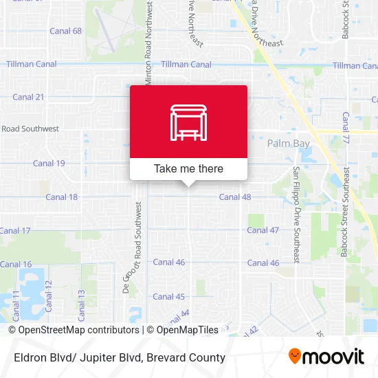 Mapa de Eldron Blvd/ Jupiter Blvd