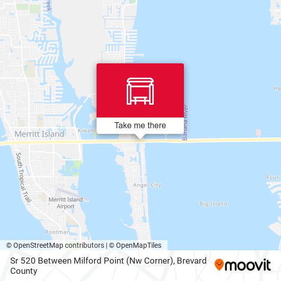 Sr 520 Between Milford Point (Nw Corner) map