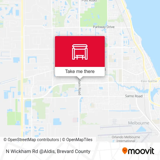 N Wickham Rd @Aldis map