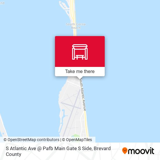 S Atlantic Ave @ Pafb Main Gate S Side map