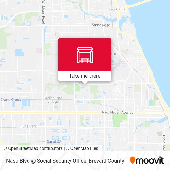 Nasa Blvd @ Social Security Office map