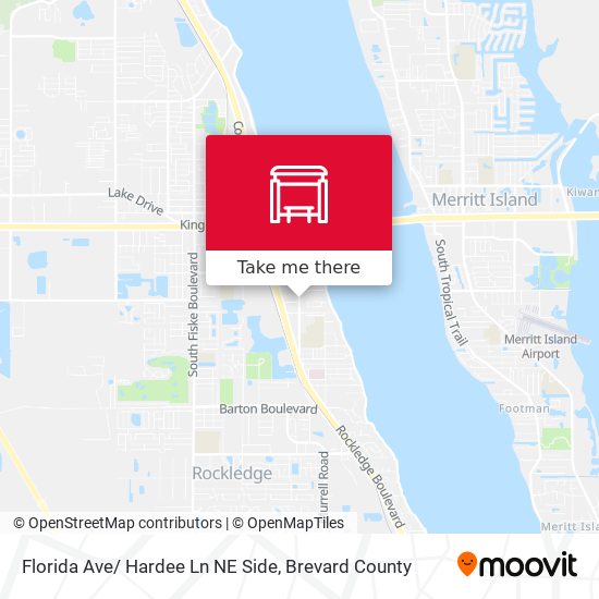 Mapa de Florida Ave/ Hardee Ln NE Side