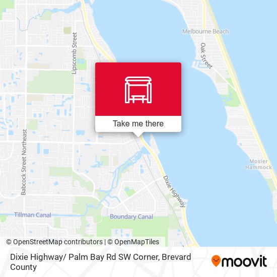 Mapa de Dixie Highway/ Palm Bay Rd SW Corner