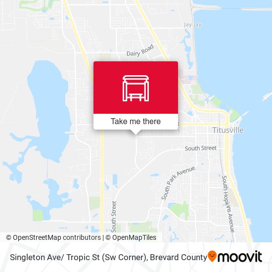 Mapa de Singleton Ave/ Tropic St (Sw Corner)