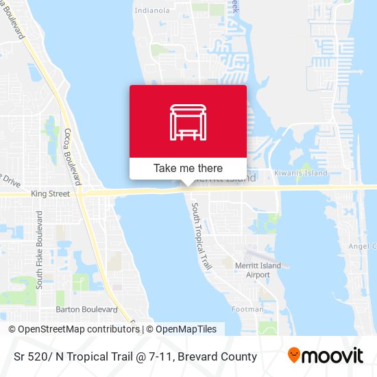 Sr 520/ N Tropical Trail @ 7-11 map