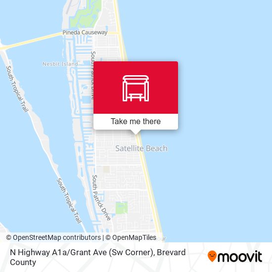 N Highway A1a / Grant Ave (Sw Corner) map
