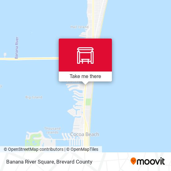 Banana River Square map