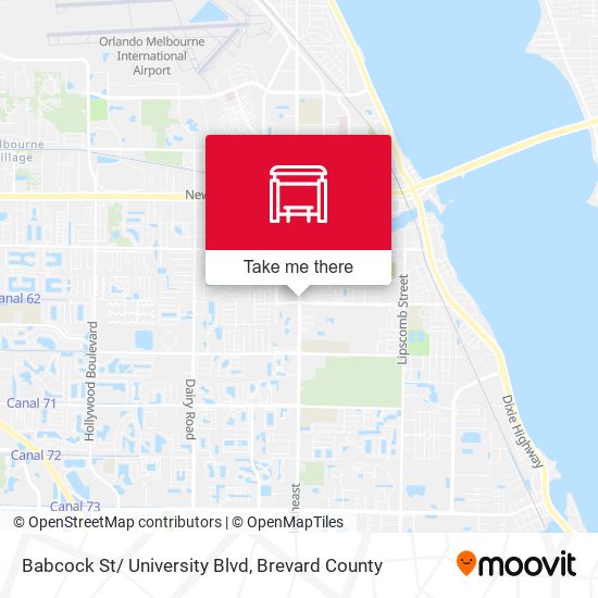Babcock St/ University Blvd map