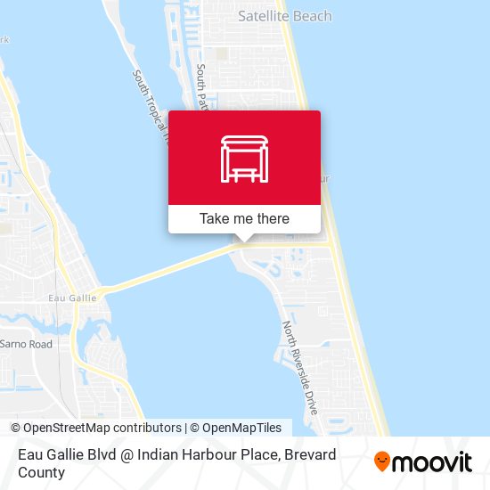 Eau Gallie Blvd @ Indian Harbour Place map
