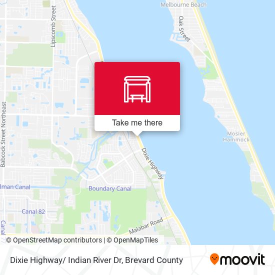 Dixie Highway/ Indian River Dr map