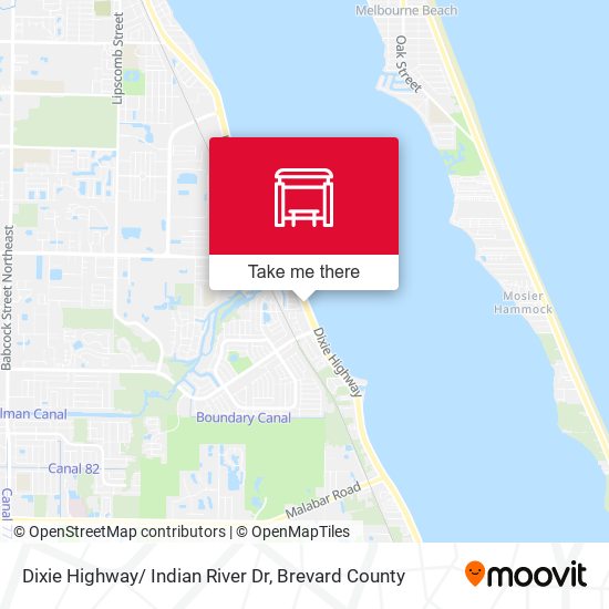 Mapa de Dixie Highway/ Indian River Dr