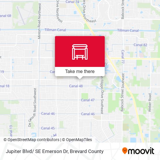 Jupiter Blvd/ SE Emerson Dr map