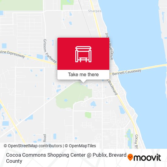 Cocoa Commons Shopping Center @ Publix map