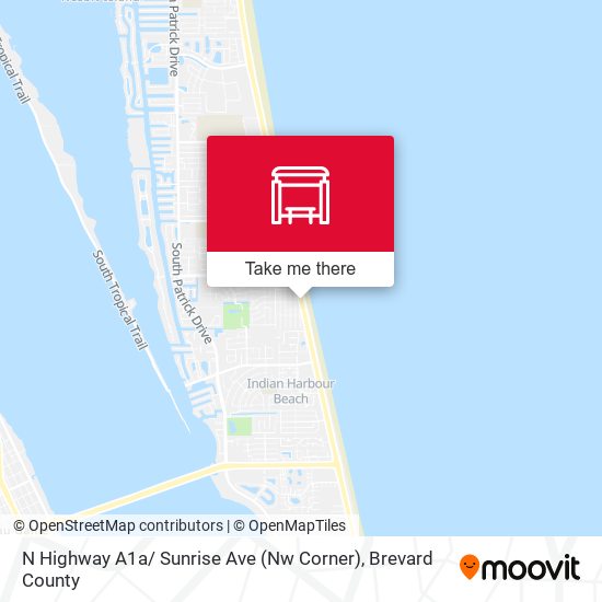 Mapa de N Highway A1a/ Sunrise Ave (Nw Corner)