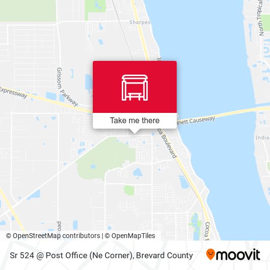 Sr 524 @ Post Office (Ne Corner) map