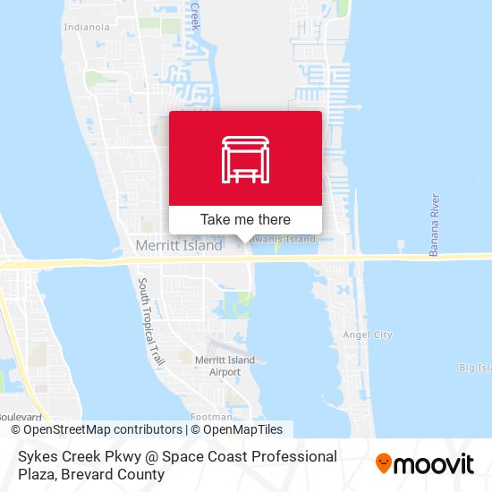 Sykes Creek Pkwy @ Space Coast Professional Plaza map