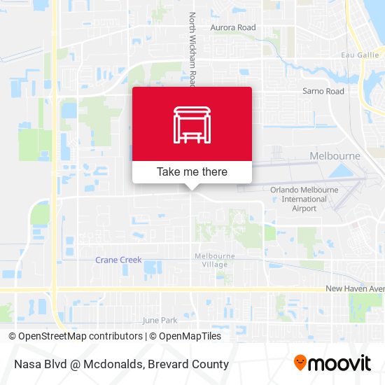 Nasa Blvd @ Mcdonalds map