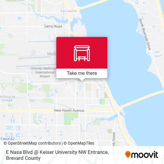 Mapa de E Nasa Blvd @ Keiser University NW Entrance