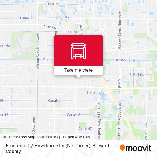 Emerson Dr/ Hawthorne Ln (Ne Corner) map