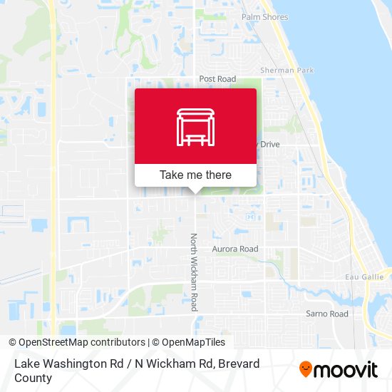 Lake Washington Rd / N Wickham Rd map