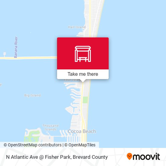 N Atlantic Ave @ Fisher Park map