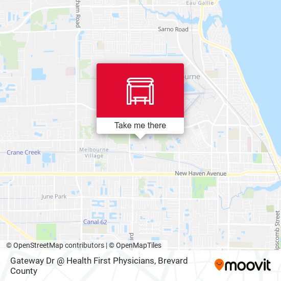 Gateway Dr @ Health First Physicians map