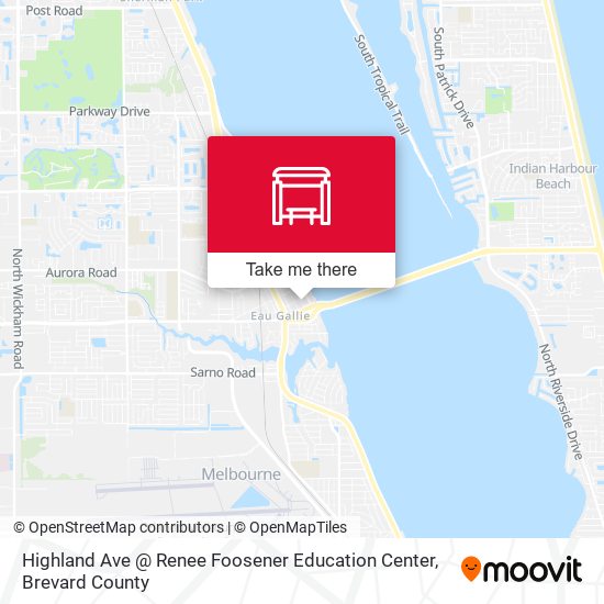 Highland Ave @ Renee Foosener Education Center map