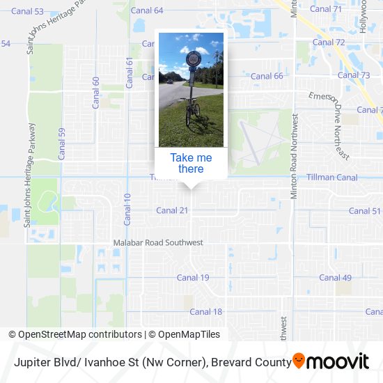 Jupiter Blvd/ Ivanhoe St (Nw Corner) map