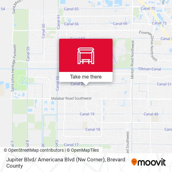 Jupiter Blvd/ Americana Blvd (Nw Corner) map