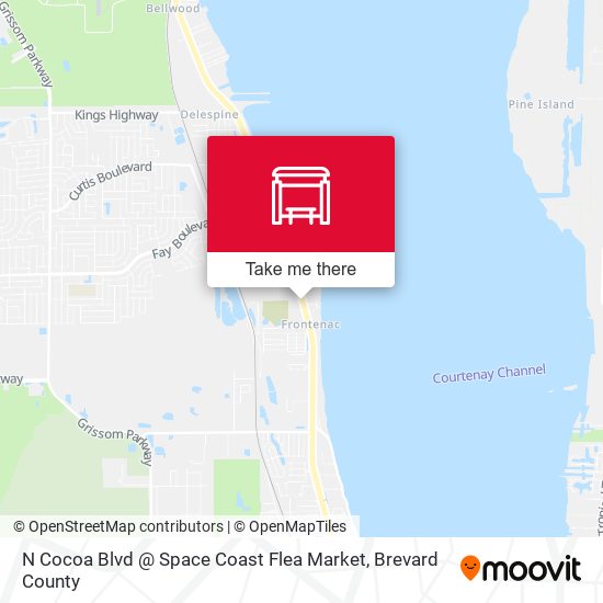 N Cocoa Blvd @ Space Coast Flea Market map