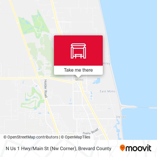 N Us 1 Hwy/Main St (Nw Corner) map