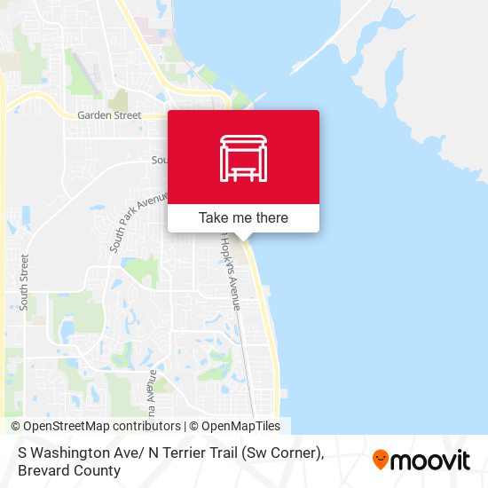 S Washington Ave/ N Terrier Trail (Sw Corner) map