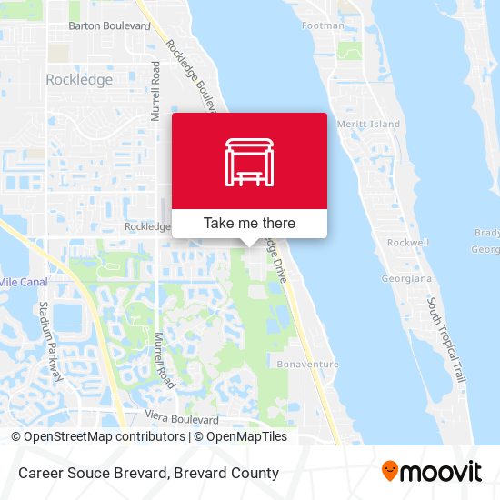 Career Souce Brevard map