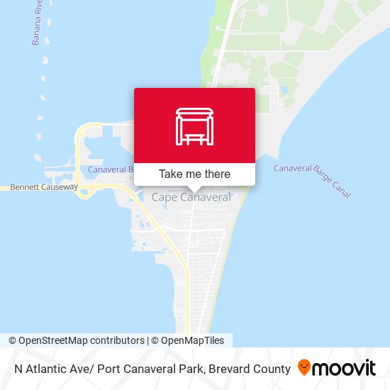 N Atlantic Ave/ Port Canaveral Park map