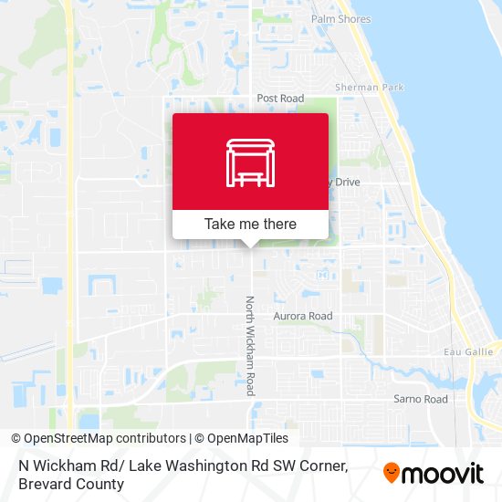 Mapa de N Wickham Rd/ Lake Washington Rd SW Corner