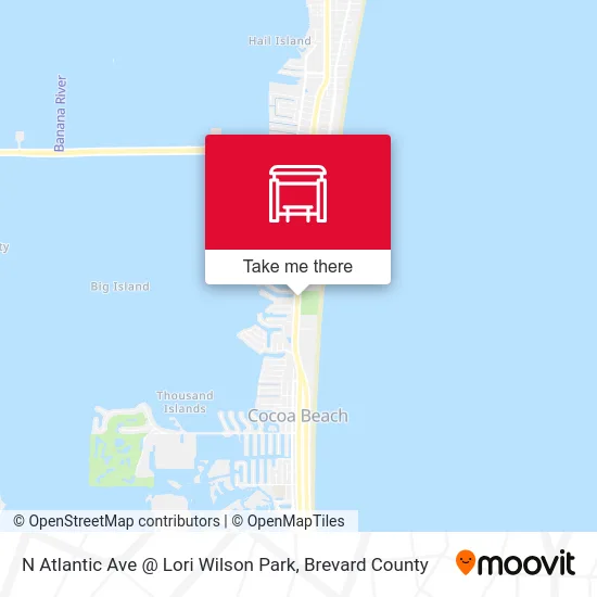N Atlantic Ave @ Lori Wilson Park map