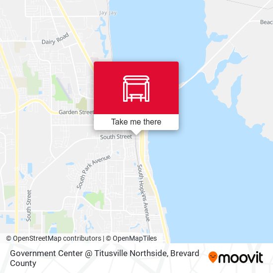 Government Center @ Titusville Northside map