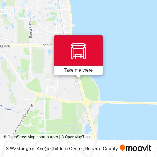 S Washington Ave@ Children Center map