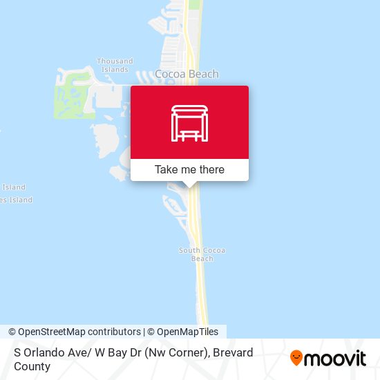 S Orlando Ave/ W Bay Dr (Nw Corner) map