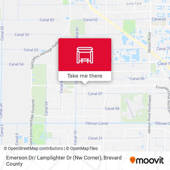 Mapa de Emerson Dr/ Lamplighter Dr (Nw Corner)