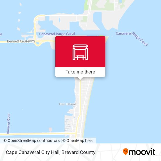 Cape Canaveral City Hall map