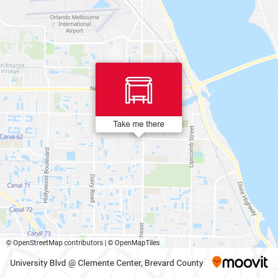 Mapa de University Blvd @ Clemente Center