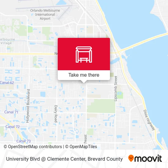 University Blvd @ Clemente Center map