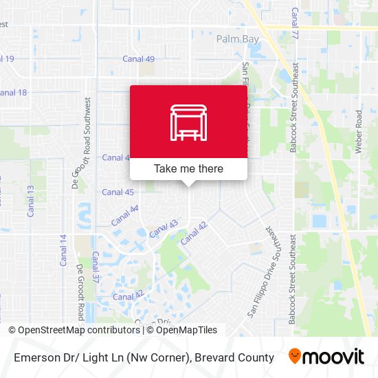 Emerson Dr/ Light Ln (Nw Corner) map