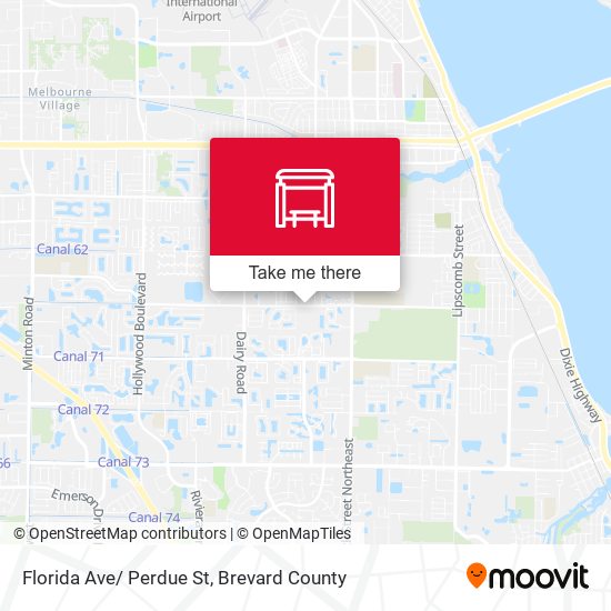 Florida Ave/ Perdue St map