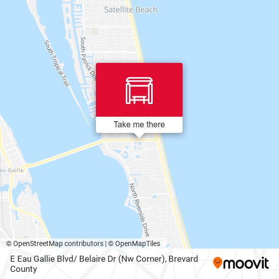 Mapa de E Eau Gallie Blvd/ Belaire Dr (Nw Corner)