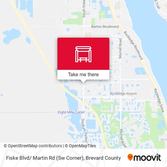 Mapa de Fiske Blvd/ Martin Rd (Sw Corner)