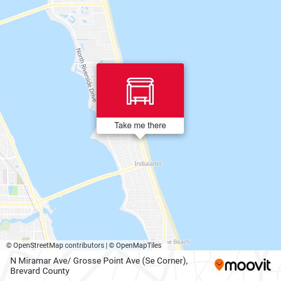 N Miramar Ave/ Grosse Point Ave (Se Corner) map