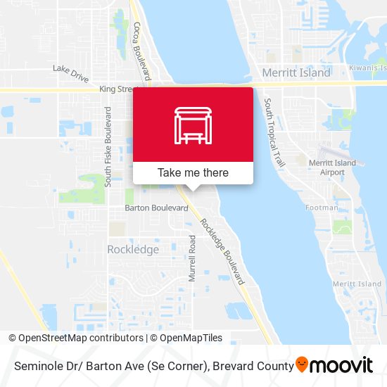 Mapa de Seminole Dr/ Barton Ave (Se Corner)