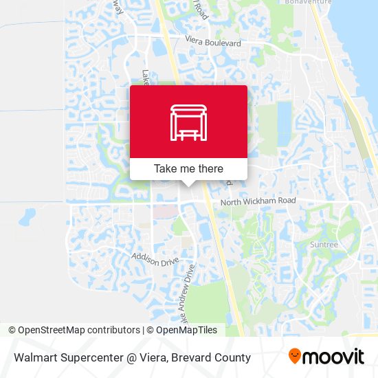 Walmart Supercenter @ Viera map